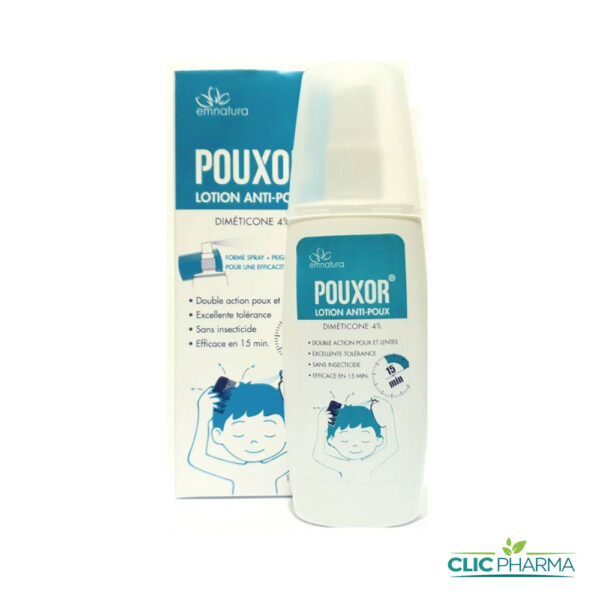 POUXOR PRO LOTION SPRAY 4% DIMÉTICONE 100ML