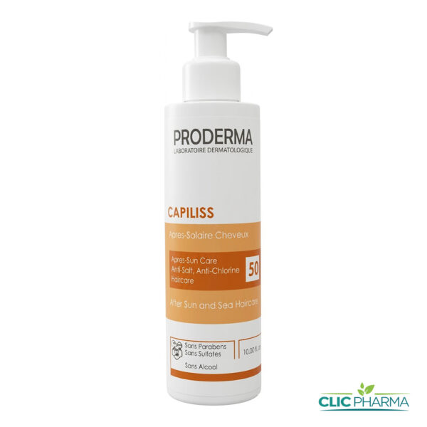PRODERMA CAPILISS ECRAN SOLAIRE CHEVEUX SPF50+ 200ML