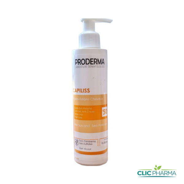 PRODERMA CAPILISS ECRAN SOLAIRE CHEVEUX 50+SPF 200ML