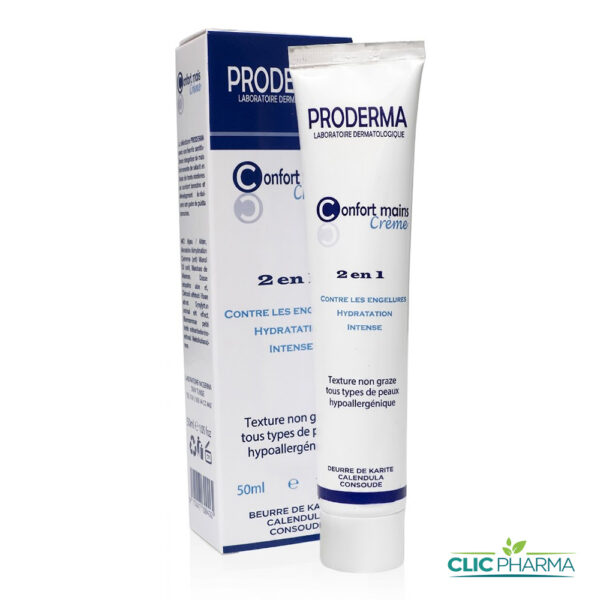 PRODERMA CONFORT CREME MAINS 2EN1 50ML