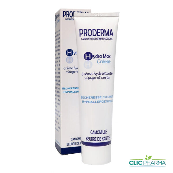 PRODERMA HYDRA MAX CREME HYDRATANTE VISAGE CORPS 100ML