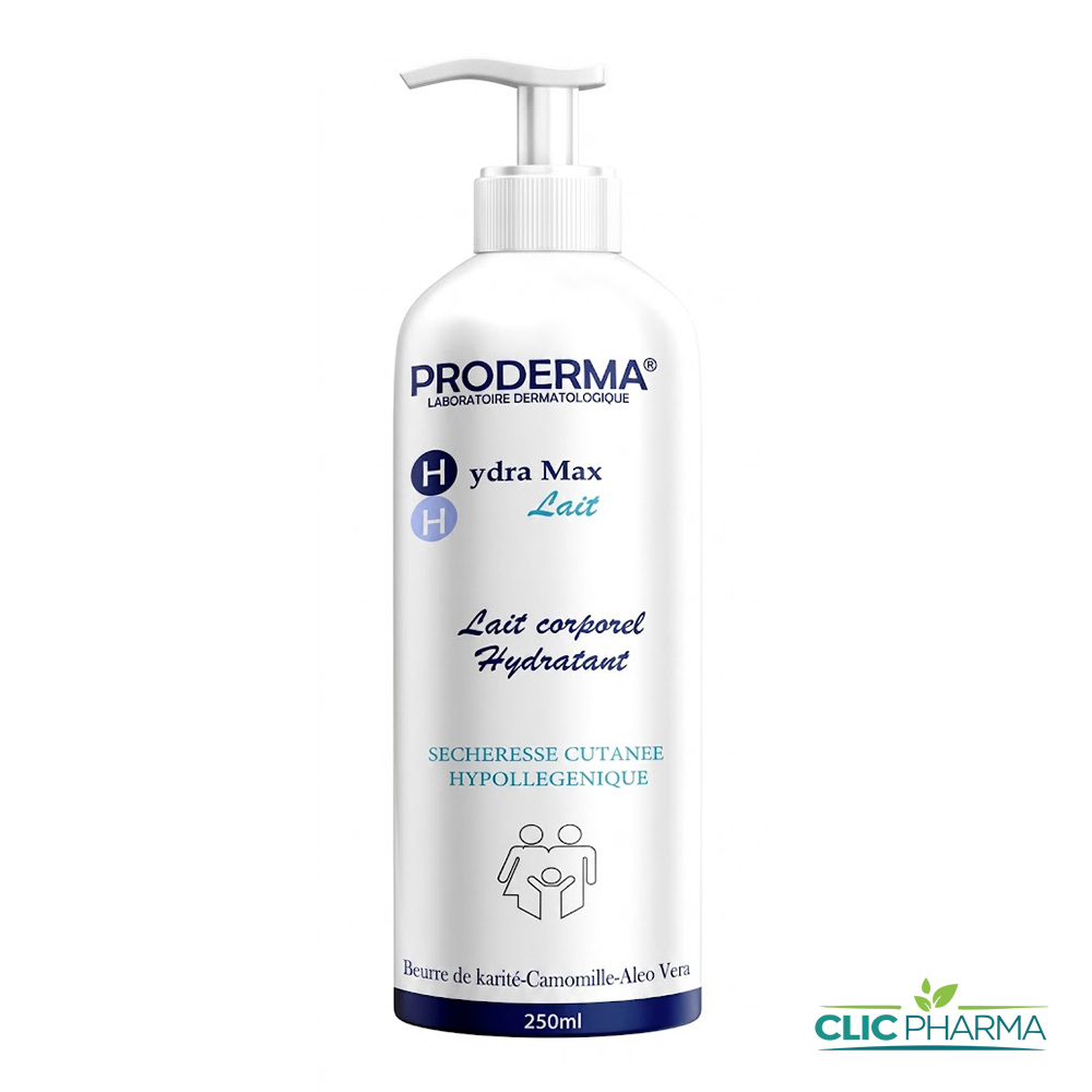 PRODERMA HYDRA MAX LAIT HYDRATANTE CORPS 250ML