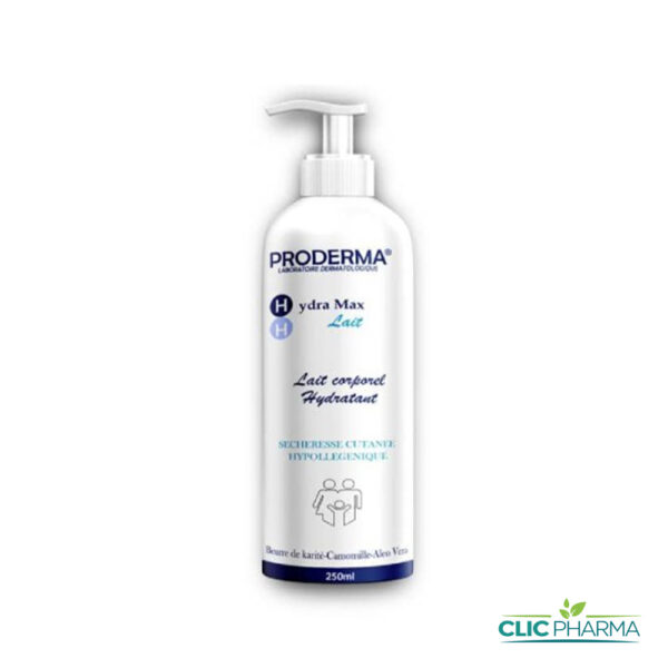 PRODERMA HYDRA MAX LAIT HYDRATANT CORPS 250ML