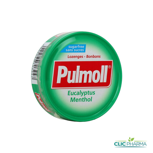 PULMOLL SANS SUCRE EUCALYPTUS MENTHOL 45g