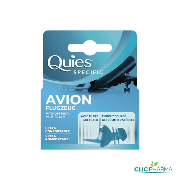QUIES AVION EMBOUT COURBÉ (1 PAIRE)