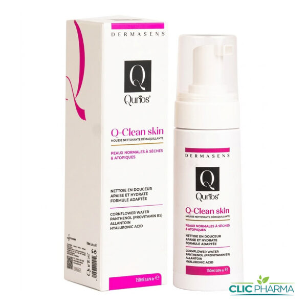QURIOS CLEAN SKIN MOUSSE NETTOYANTE ATOPIQUE PEAUX NORMALES A SECHES 150ML