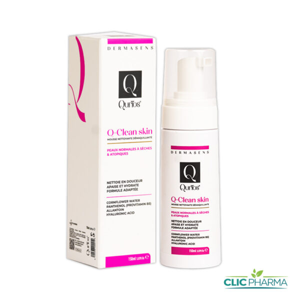 QURIOS CLEAN SKIN MOUSSE NETTOYANTE ATOPIQUE PEAUX NORMALES À SÈCHES 150ML