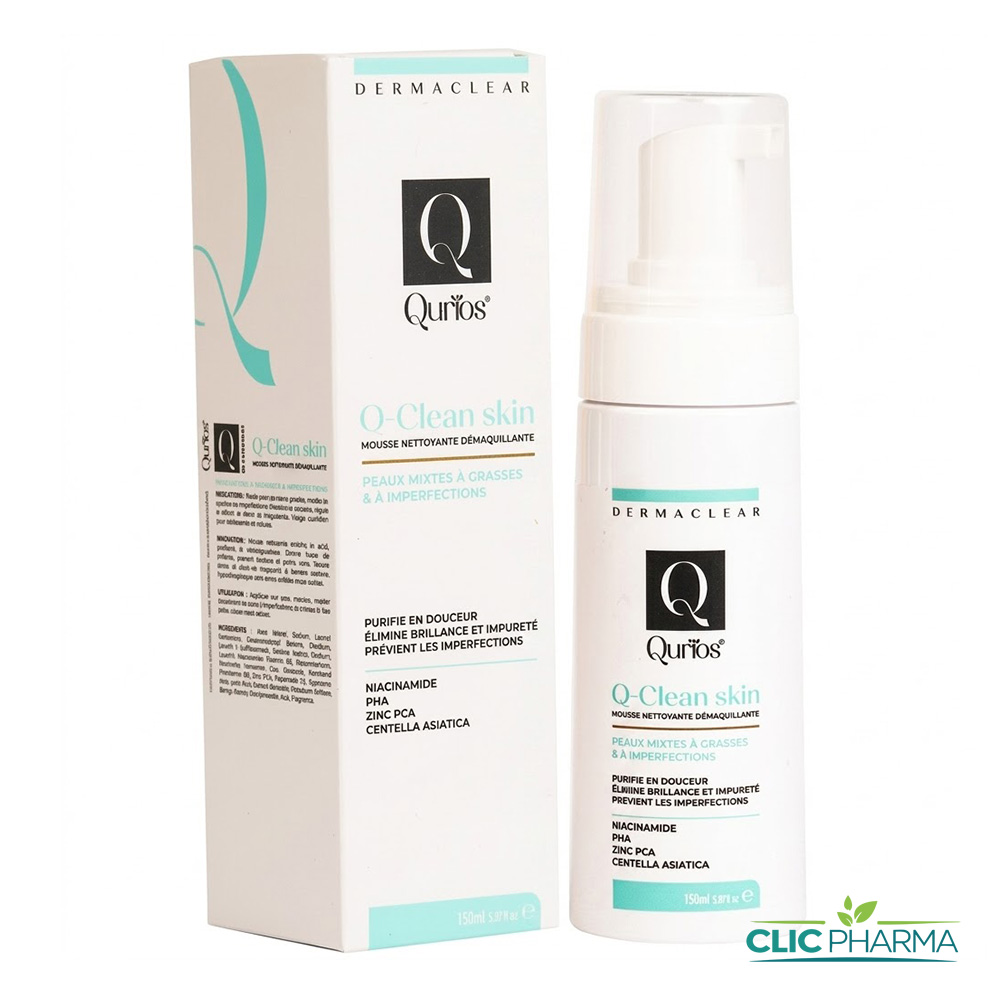 QURIOS CLEAN SKIN MOUSSE NETT IMERFECTION PMG 150ML