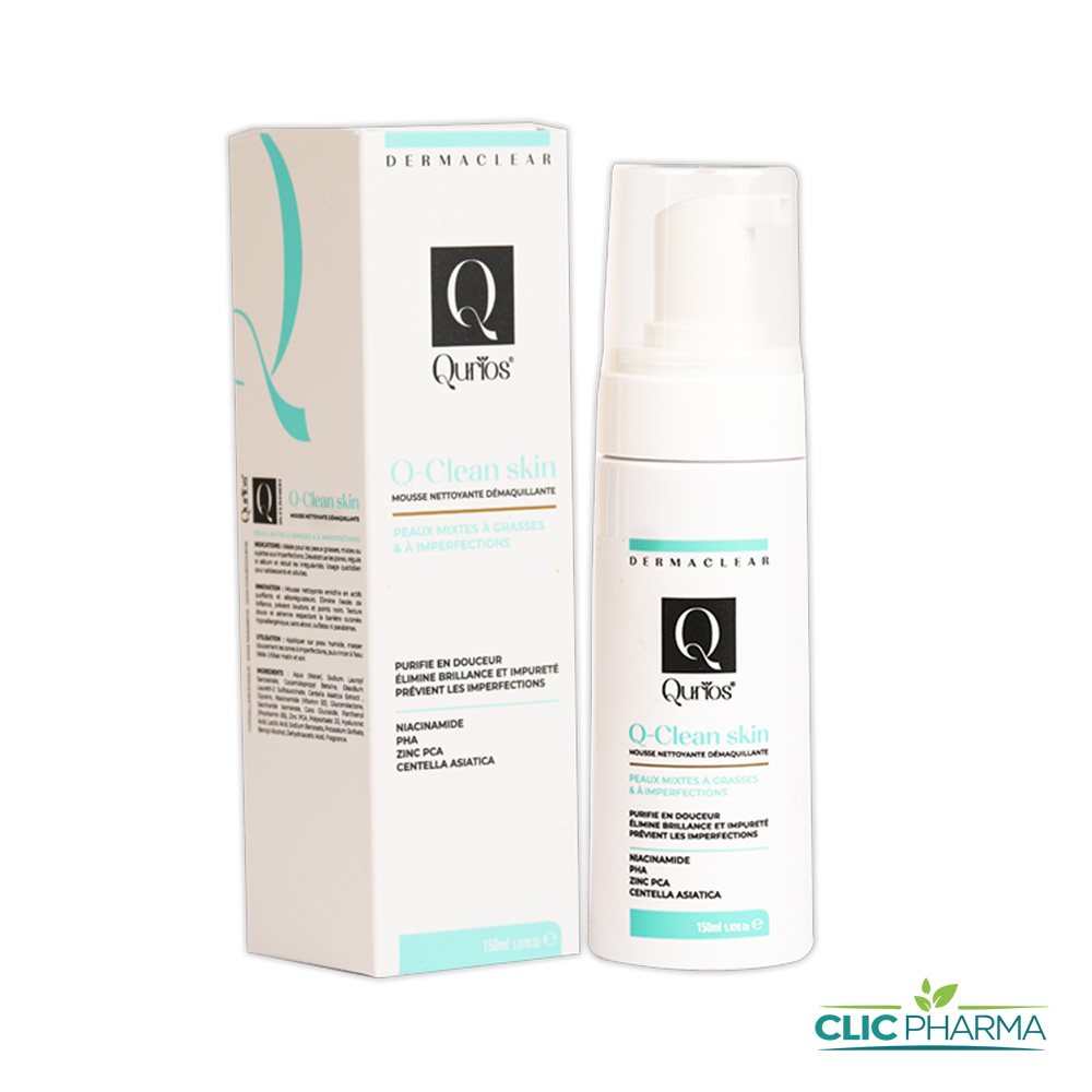 QURIOS CLEAN SKIN MOUSSE NETT IMERFECTION PMG 150ML