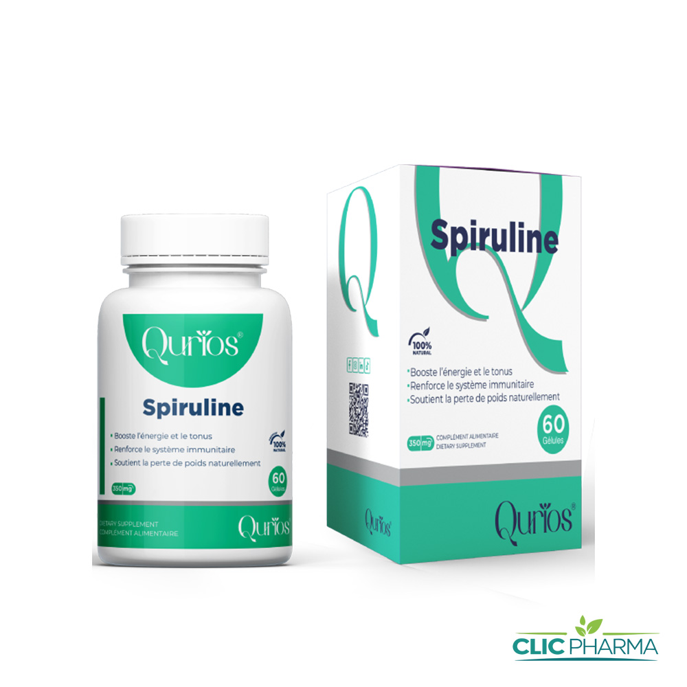 QURIOS SPIRULINE GELULES B60
