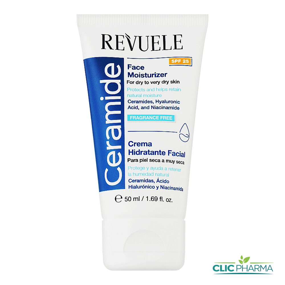 REVUELE CERAMIDE CREME VISAGE HYDRATANT SPF25 50ML