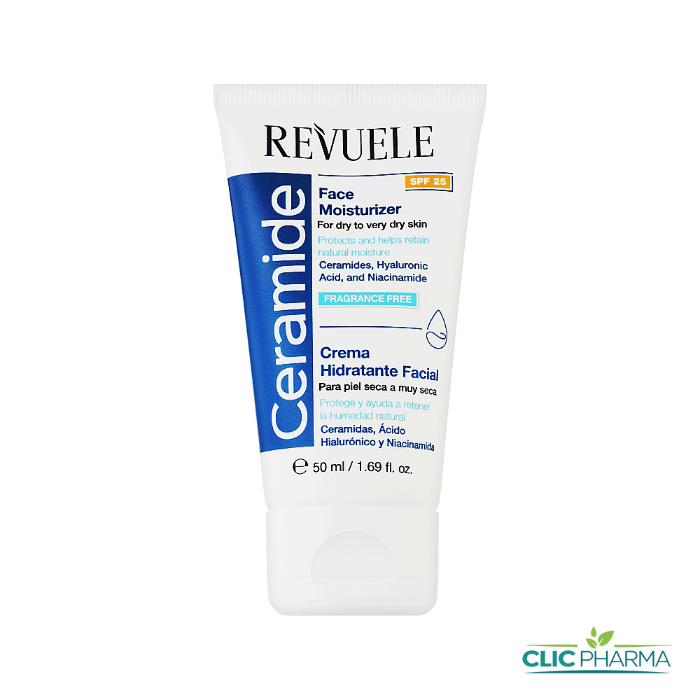 REVUELE CERAMIDE CREME VISAGE HYDRATANT SPF25 50ML
