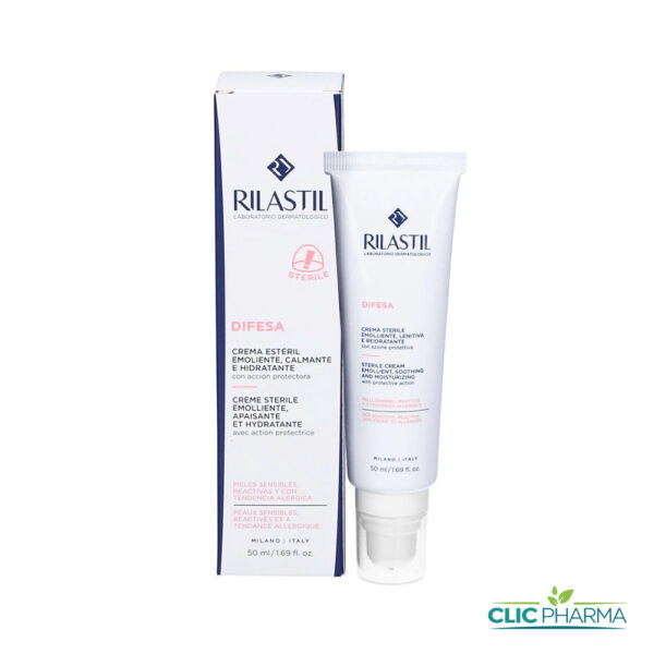 RILASTIL DIFESA CRÈME ÉSTERIL ÉMOLLIENTE APAISANTE HYDRATANTE 50ML