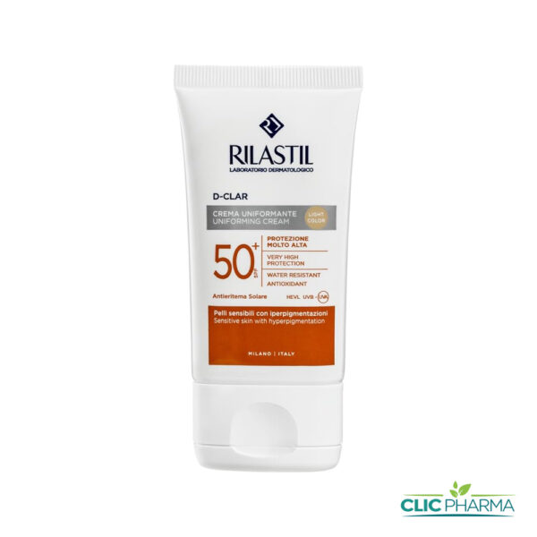 RILASTIL D-CLAR ECRAN CRÈME TEINTÉE LIGHT SPF50+ 40