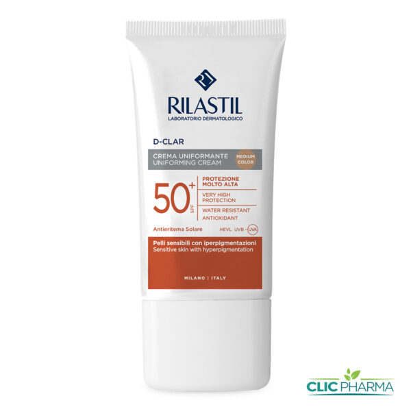 RILASTIL D-CLAR CREME SOLAIRE TEINTEE MEDIUM SPF50+ 40ML