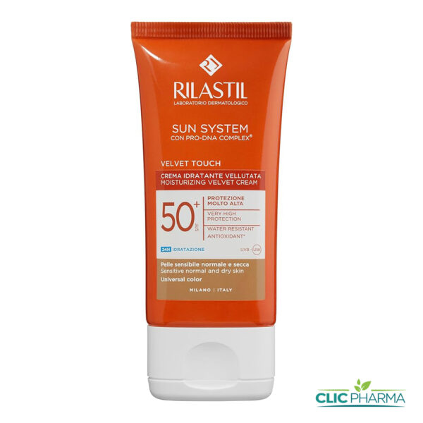 RILASTIL SUN SYSTEM CREME SOLAIRE VELVET TOUCH SPF50+ 50ML