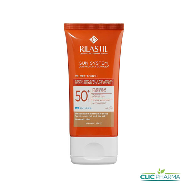 RILASTIL ECRAN SUN SYSTEM CRÈME VELVET TOUCH SPF50+ 50ML