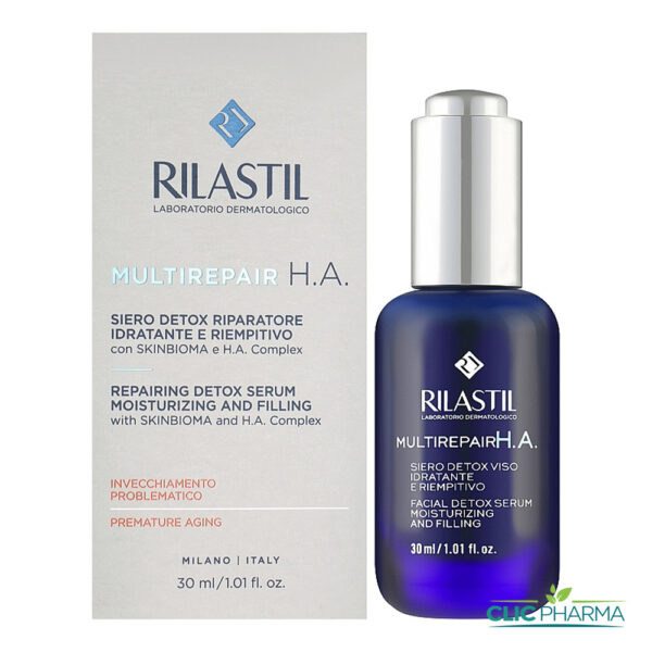 RILASTIL MULTIREPAIR H.A SERUM DETOX REPARATEUR HYDRATANT 30ML