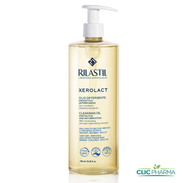 RILASTIL XEROLACT HUILE NETTOYANTE PEAUX SENSIBLES 750ML