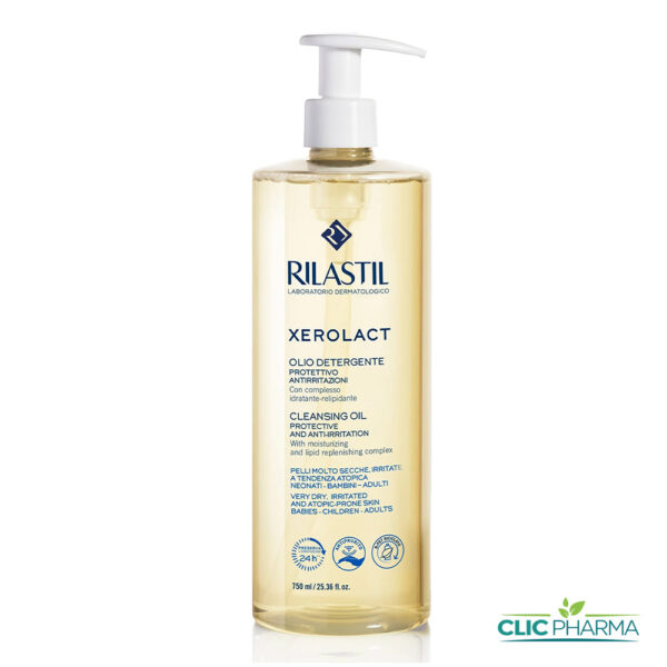 RILASTIL XEROLACT HUILE NETTOYANTE PEAUX SENSIBLES 750ML