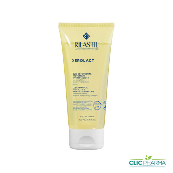 RILASTIL XEROLACT HUILE NETTOYANTE PEAUX SENSIBLES 200ML