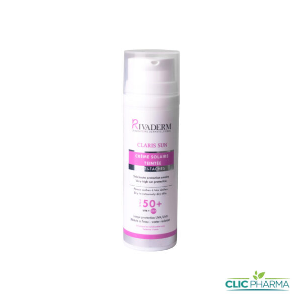 RIVADERM ECRAN CLARIS SUN CRÈME TEINTÉ 50M
