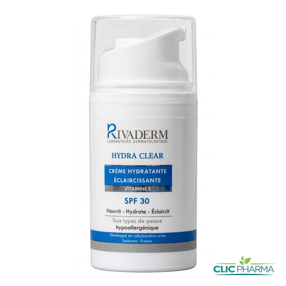 RIVADERM HYDRA CLEAR CR HYDA ECLAIR SPF30 50ML