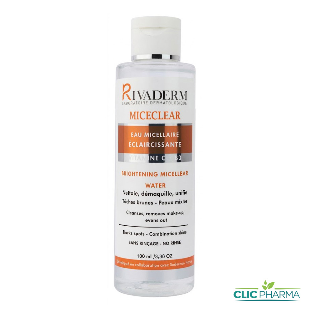 RIVADERM MICECLEAR EAU MICELL VIT C B3 100ML