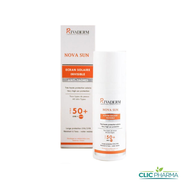 RIVADERM NOVA SUN ECRAN INVISIBLE ANTI-TACHES SPF50+ 50g