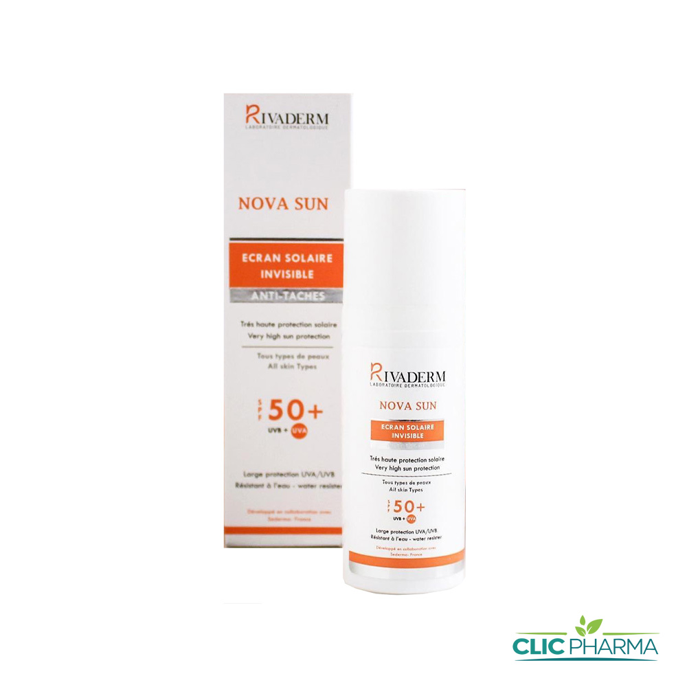 RIVADERM NOVA SUN ECRAN INV ANTI TACHES SPF50+ 50G
