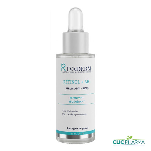 RIVADERM RETINOL + AH SERUM ANTI-RIDES 30ML