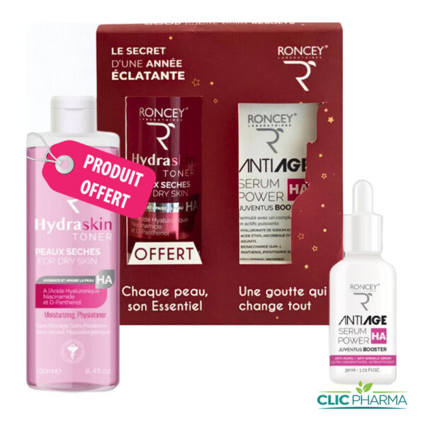 RONCEY COFFRET (SERUM ANTI-AGE HA 30ML + LOTION TONIQUE HYDRASKIN 250ML OFFERT)