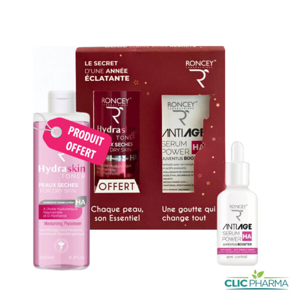 RONCEY COFFRET (SÉRUM ANTI-AGE HA 30ML + LOTION TONIQUE HYDRASKIN 250ML OFFERT)
