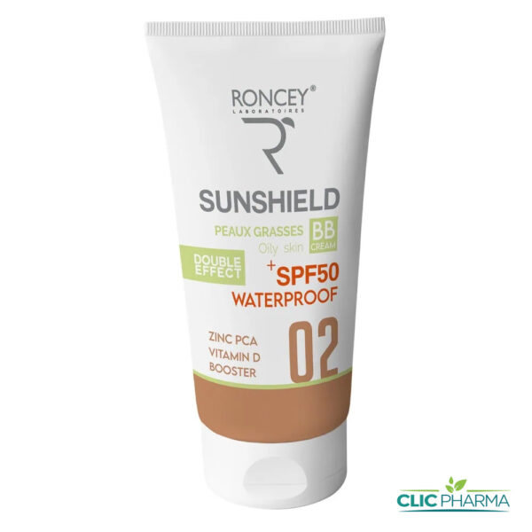 RONCEY ECRAN SUNSHIELD BB PEAUX GRASSES TEINTE 02 SPF50+ 50ML