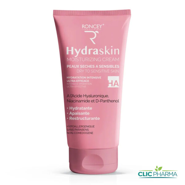 RONCEY HYDRASKIN CRÈME HYDRATANTE HA 50ML PEAUX SÈCHES