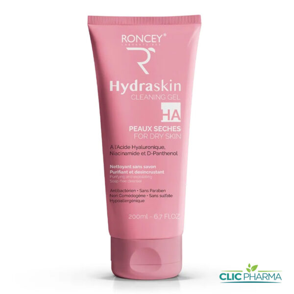 RONCEY HYDRASKIN GEL NETTOYANT 200ML PEAUX SECHES