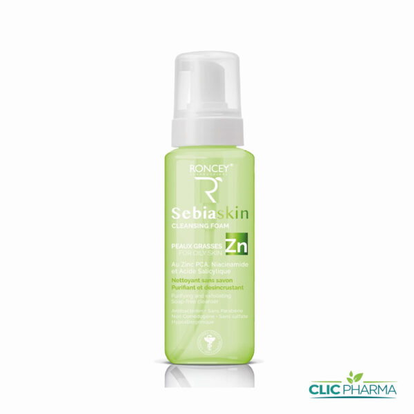 RONCEY SEBIASKIN MOUSSE NETTOYANTE 150ML PEAUX GRASSES