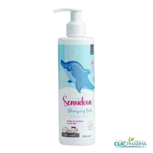 SENSIDOUX BEBE SHAMPOOING CHEVEUX ET CORPS 250ML
