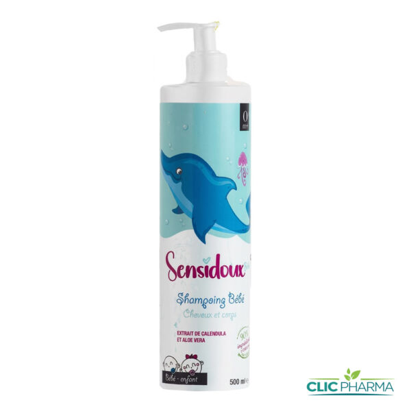 SENSIDOUX BEBE SHAMPOOING CHEVEUX ET CORPS 500ML