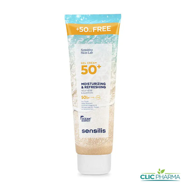 SENSILIS ECRAN GEL CRÈME SPF50+ WATER RESISTANT 250ML