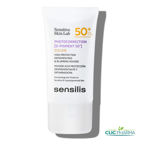 SENSILIS PHOTOCORRECTION D-PIGMENT COLOR MOUSSE TEINTEE SPF50+ 40ML