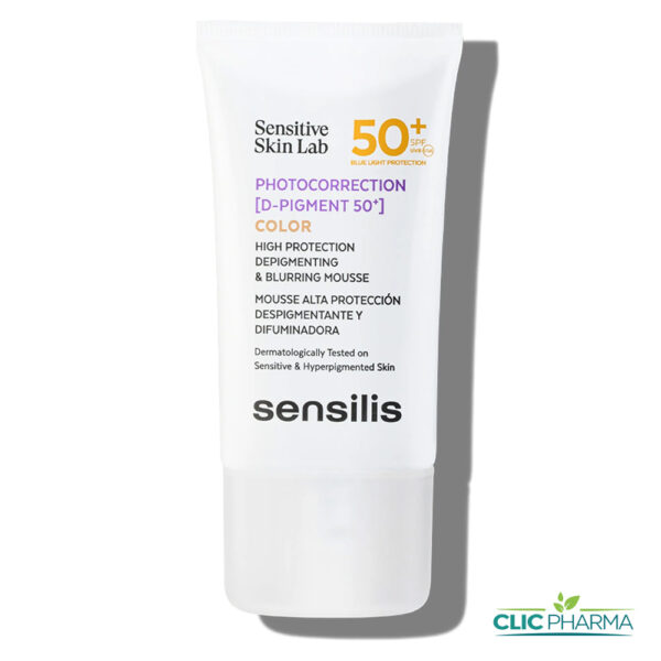 SENSILIS ECRAN PHOTOCORRECTION D-PIGMENT COLOR MOUSSE SPF50+ 40ML