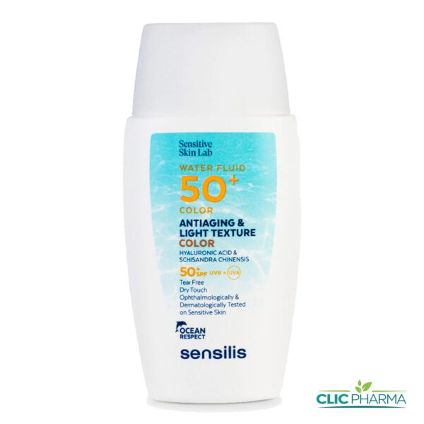 SENSILIS WATER FLUID COLOR ECRAN TEINTE ANTI-AGE SPF50+ 40ML