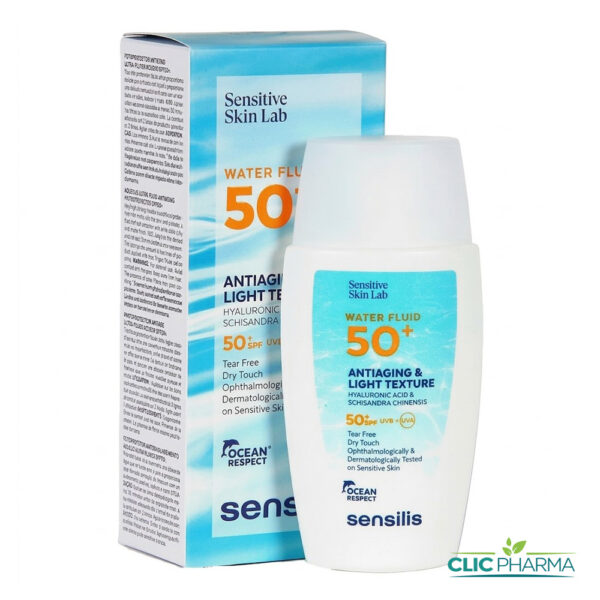 SENSILIS WATER FLUID ECRAN SOLAIRE INVISIBLE ANTI-AGE SPF50+ 40ML