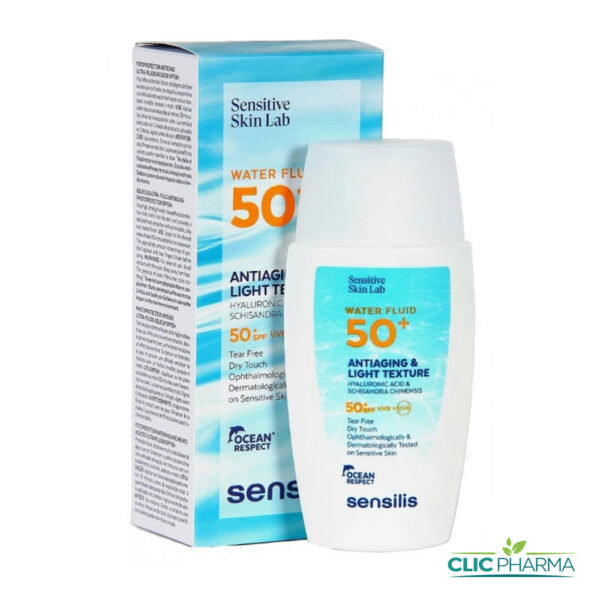 SENSILIS ECRAN WATER FLUID INVISIBLE ANTI-AGE SPF50+ 40ML