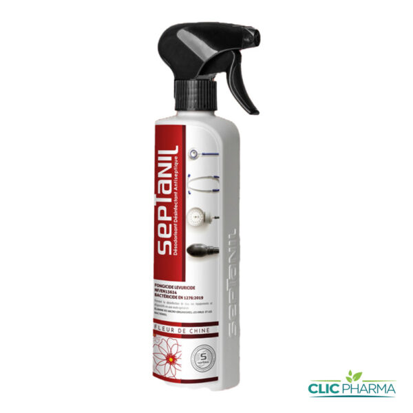 SEPTANIL DÉSODORISANT DÉSINFECTANT FLEUR DE CHINE SPRAY 500ML