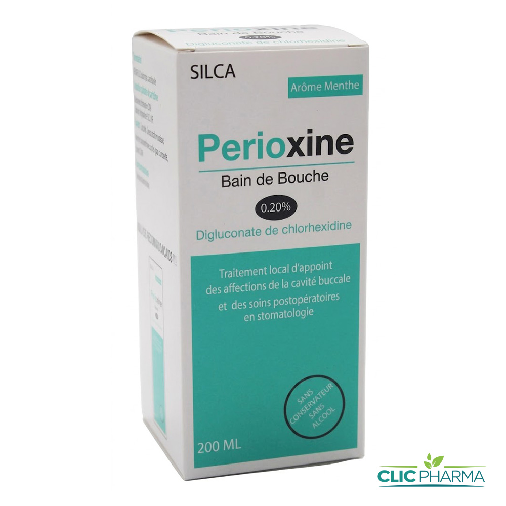 SILCA PERIOXINE BAIN BOUCHE 0.20% CHLORHEXIDINE 200ML