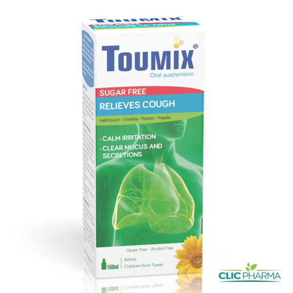 TOUMIX ADULTE SANS SUCRE SIROP 150ML