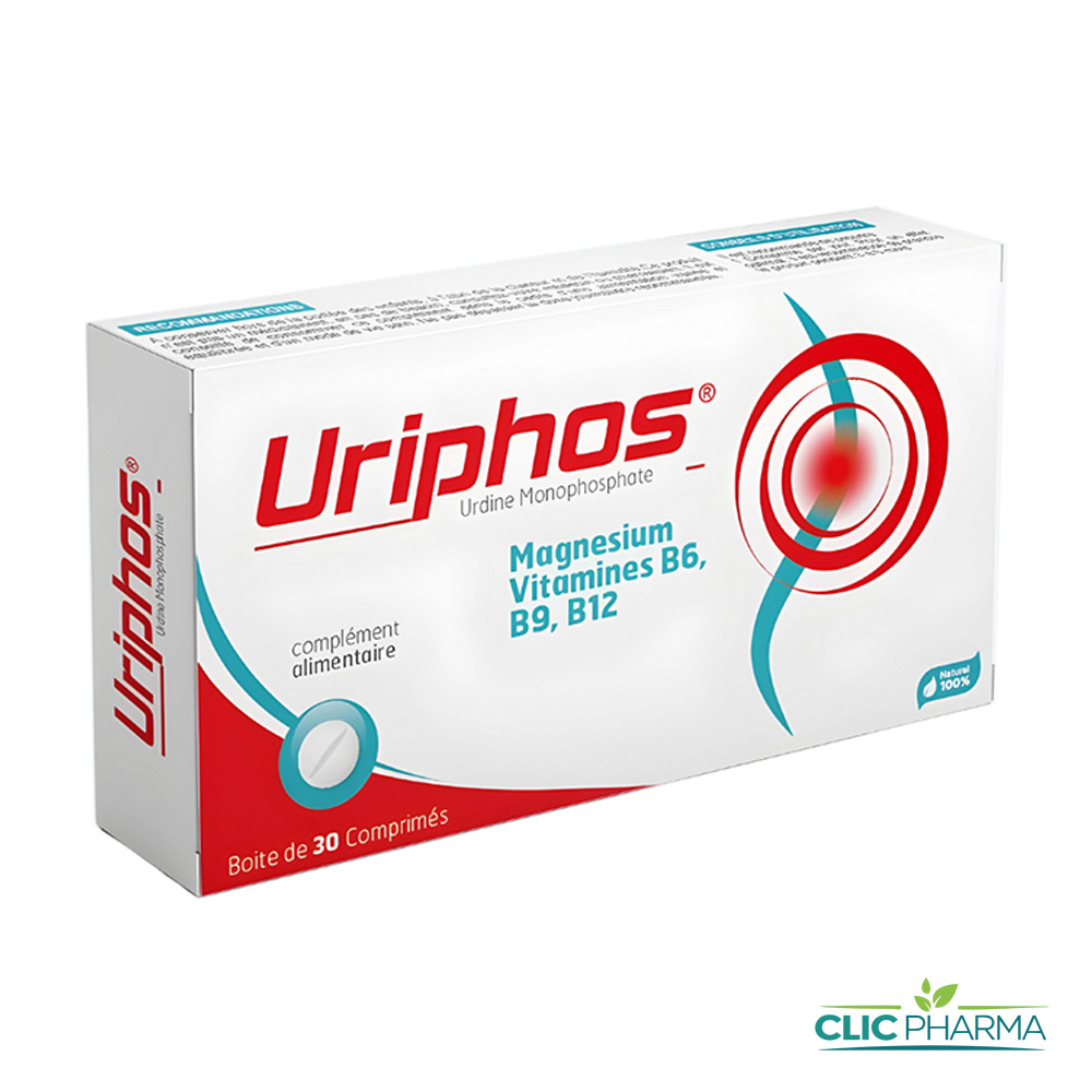 URIPHOS MAGNESIUM + VITS B6 B9 B12 COM B 30
