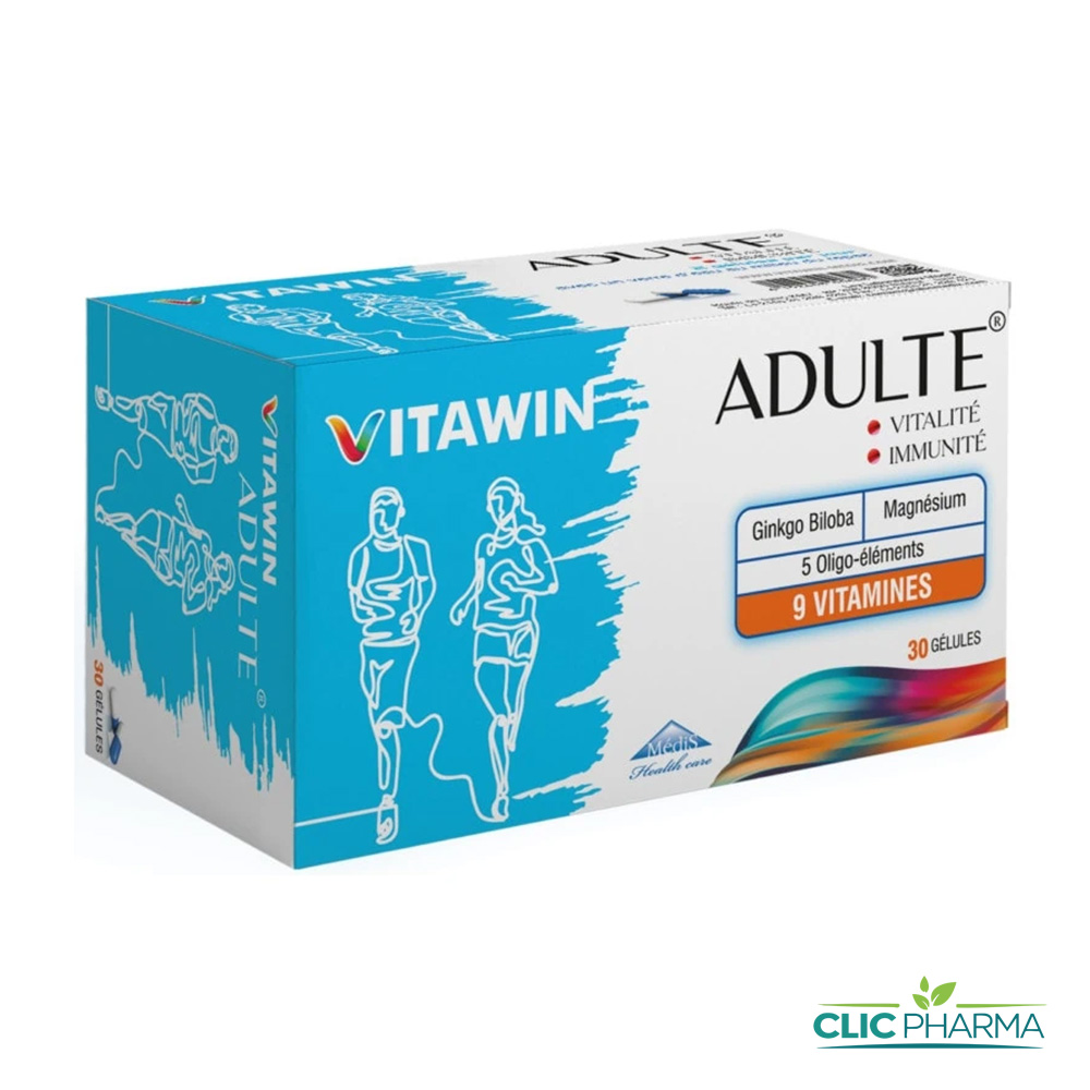 VITAWIN ADULTE (30 GELULES)